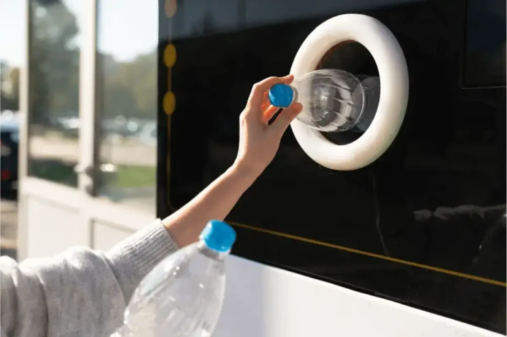 plastic bottle recycling machine near me